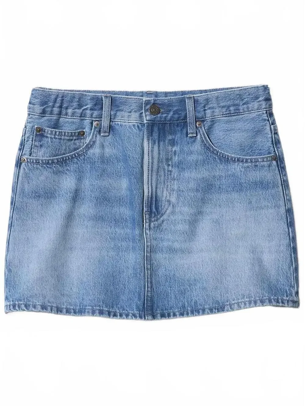 Uniqlo Denim Mini Skirt NWT Blue Small